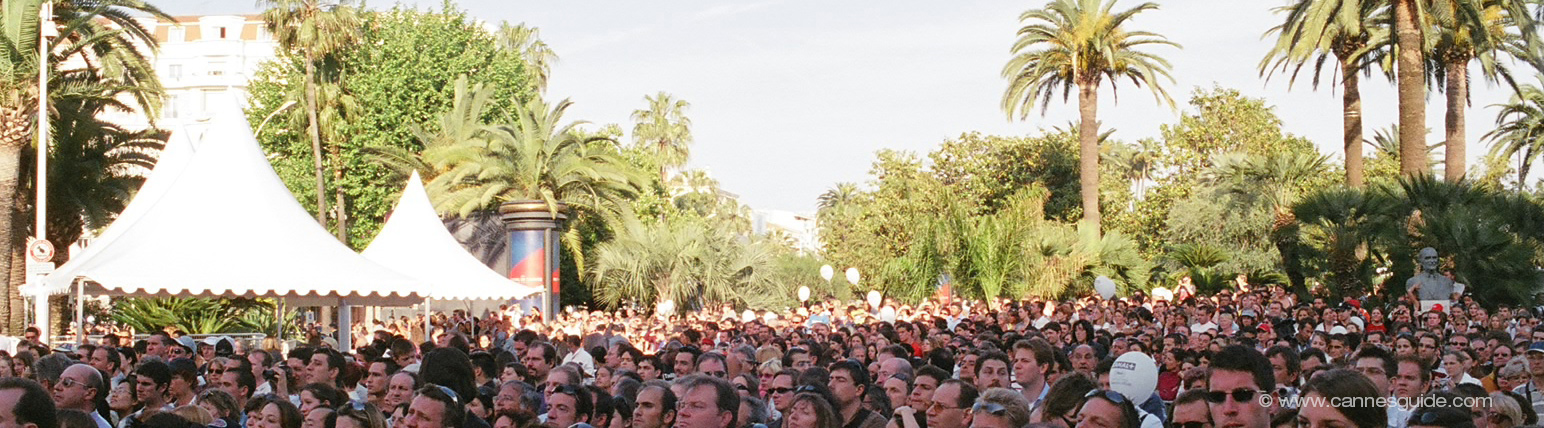Cannes crowds